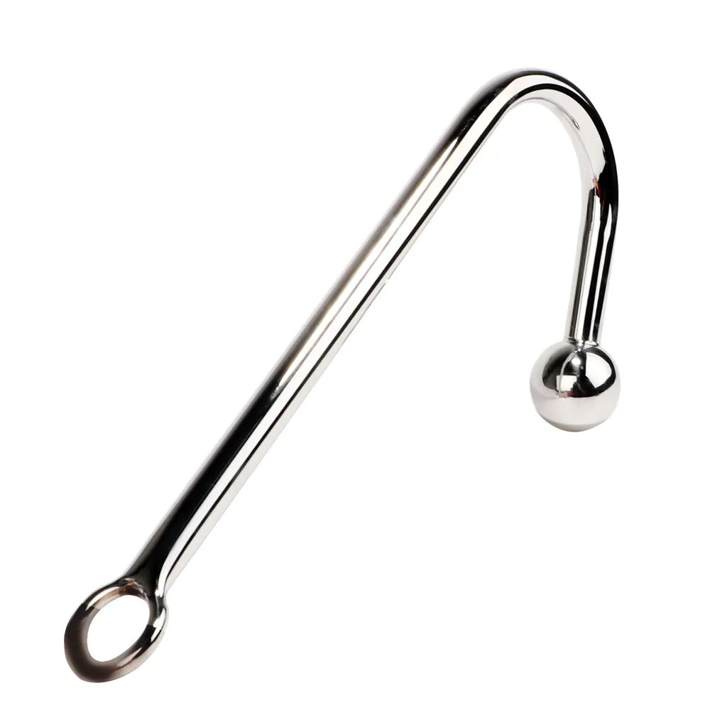 Metal Hook Butt Plug Anal Beads Dilator Women Vaginal Ball Men Anus Douche Bondage Set Erotic Product Sexy Toys For Adults Games