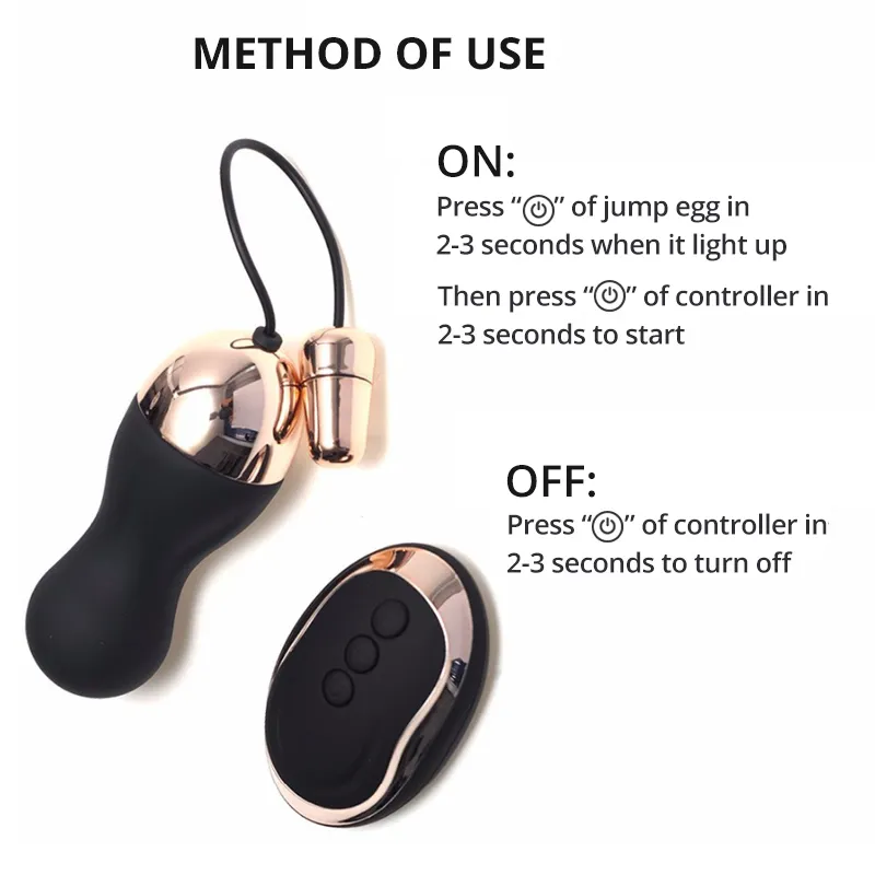 10 Function USB Remote Control Vibrating Wireless Sex Eggs Masturbator Female G Spot Bullet Vibrator Sex Toys Products (3)