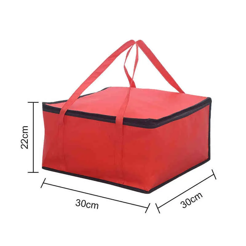 Foldable Cool Beach Thermal Insulation Bag for Food and Beverage Lunch Picnic Pouch Outdoor Camping Zipper Ice Bag Y220524