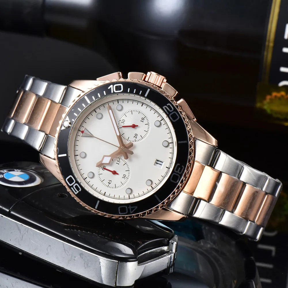 Brand Wrist Watches Men Casual Sport Style Luxury Steel Metal Band Quartz Clock LO 02