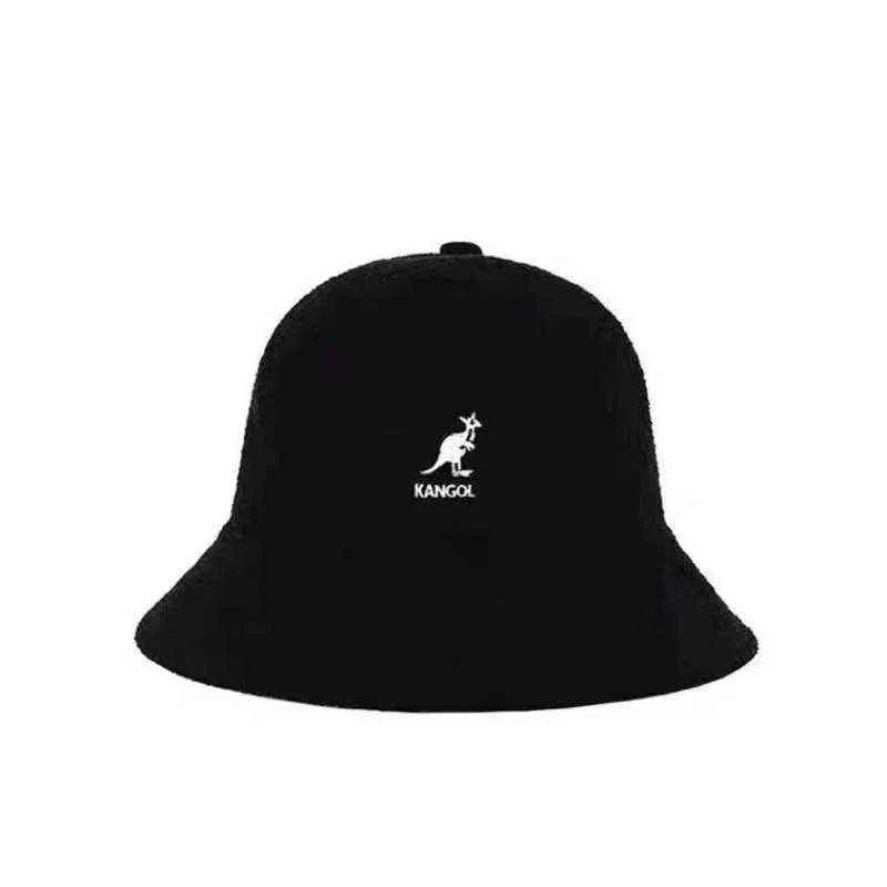 Kangaroo Bucket kapelusz Kobiety Styl Fisherman Hat Kangol Moda Net Red Składany filtr przeciwsłoneczny UNISEX Sports and Leisure H22041275L