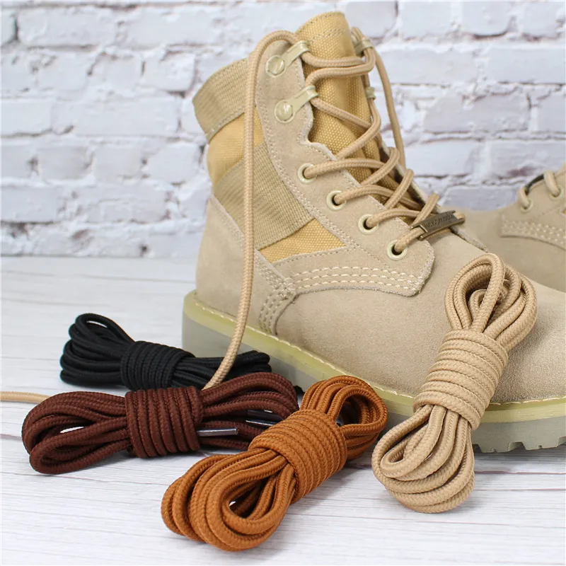 Classic Solid Round Shoelaces Durable Polyester Shoe laces Boot Laces Sneaker Shoelace 70cm 90cm 120cm 150cm 220713