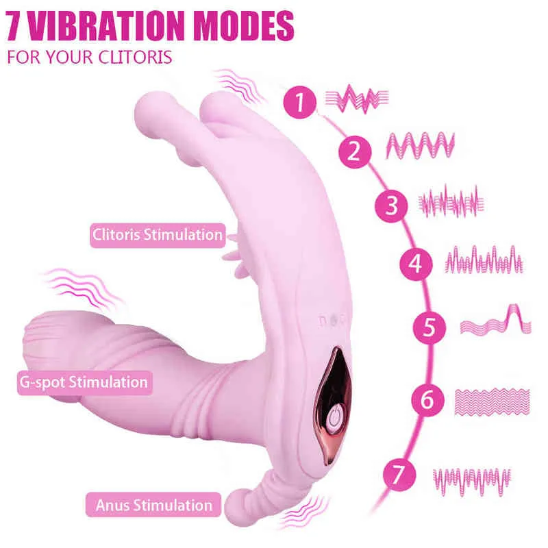 NXY Vibrators IKOKY-vibrador de bragas porttil para mujer estimulador cltoris con calefaccin inteligente modos vibracin 7 solador 0408