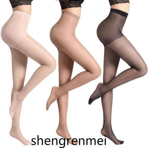 3 pares 2021 meias longas femininas seda Ultra Sheer Summer High Hight Klets Pantyhose Black Coffee Grey T220808