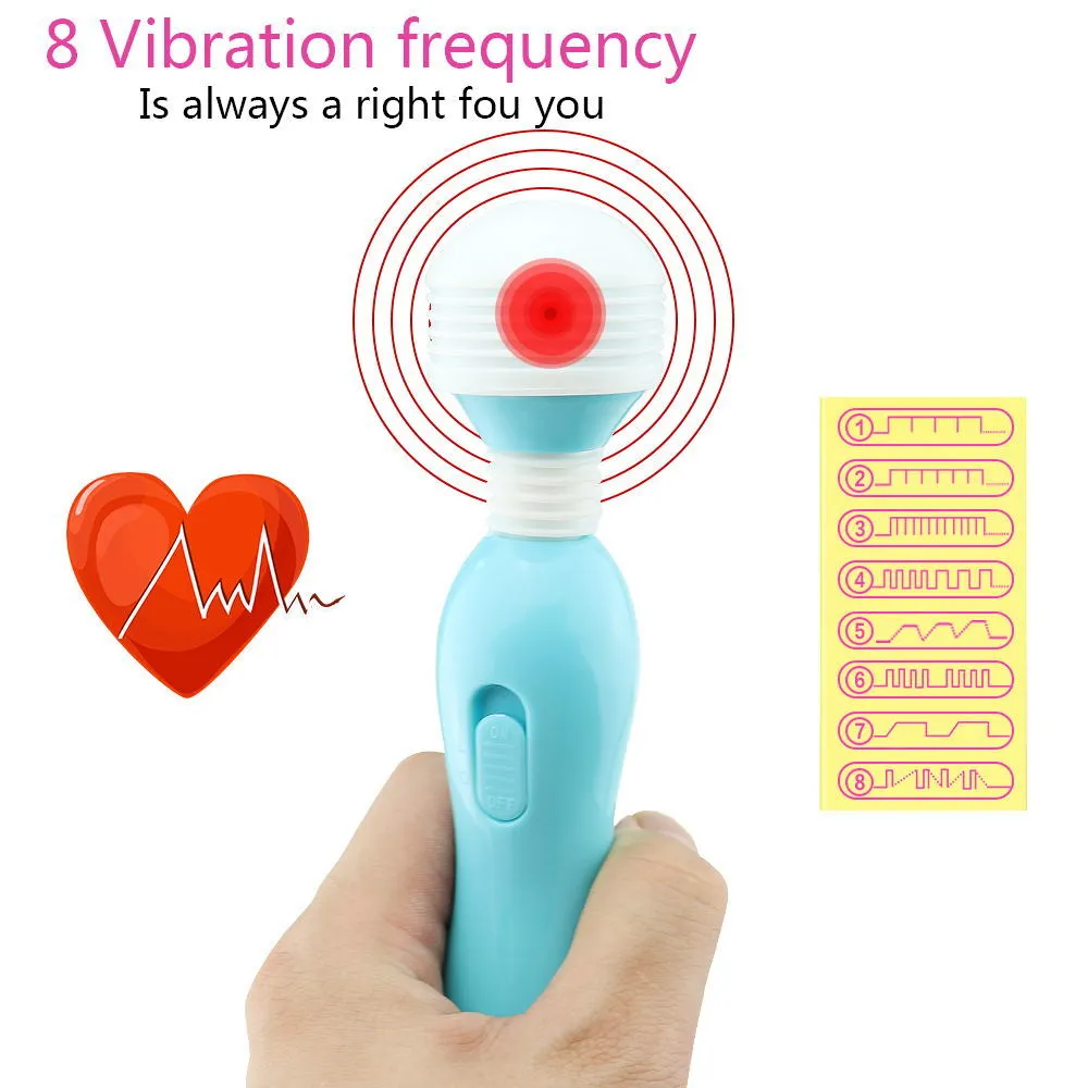 Massage Multispeed AV Vibrator för kvinnor G-Spot Oral Clitoris Stimulator Wand vibrerande massager vuxna produkter Sexleksaker för par bra