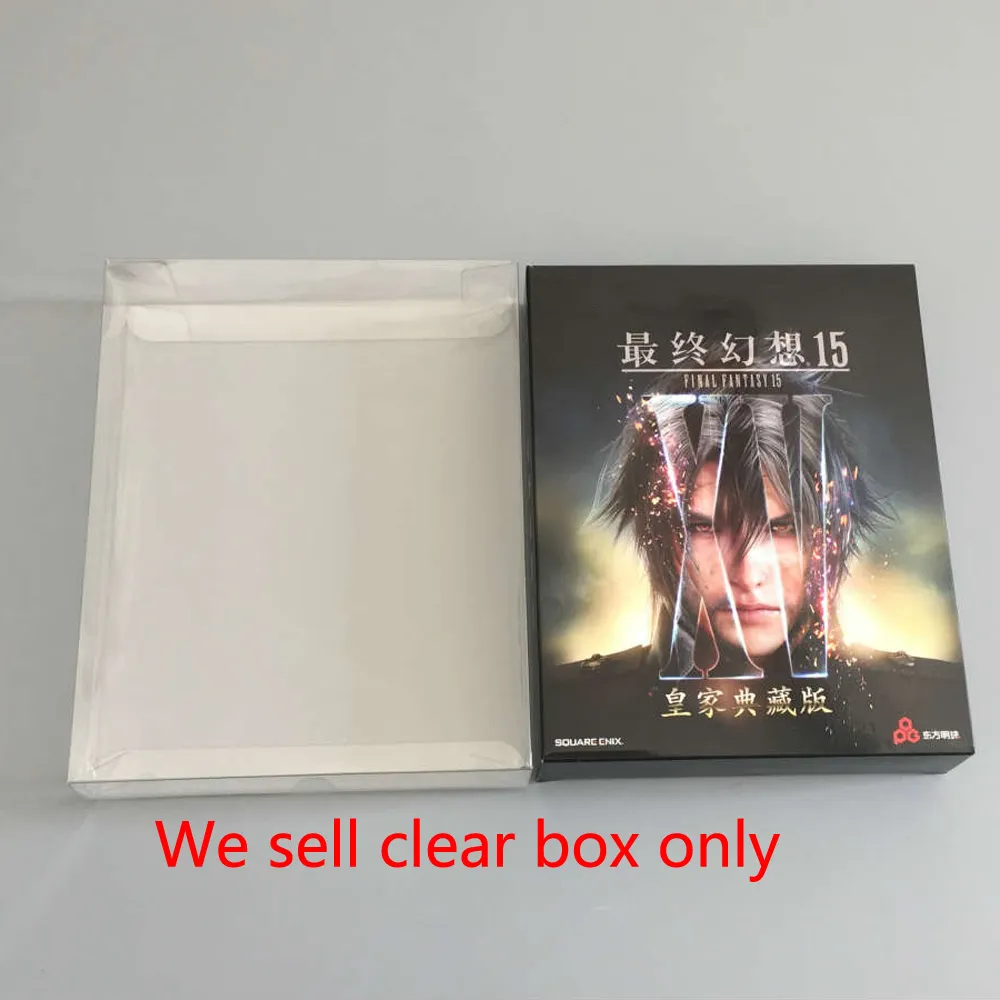 Box di visualizzazione trasparente animali domestici PS4 Final Fantasy 15 Game Storage Collection Box