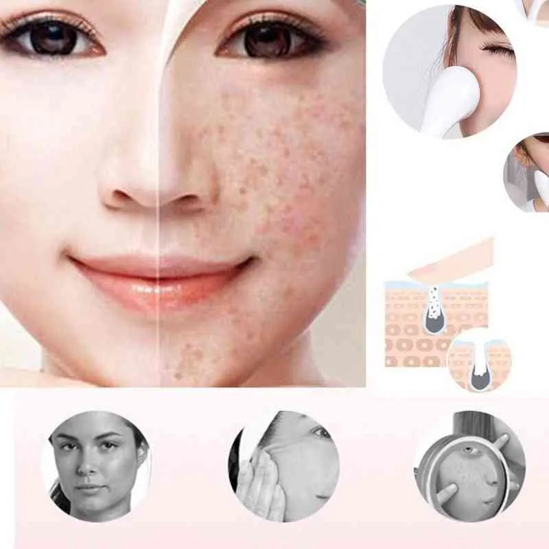 NXY Dispositivo la cura del viso Ultrasuoni Donna Antirughe Sbiancamento Ionic Lift Detergente la bellezza del viso Rimozione Massaggiatore la pelle 05307778031