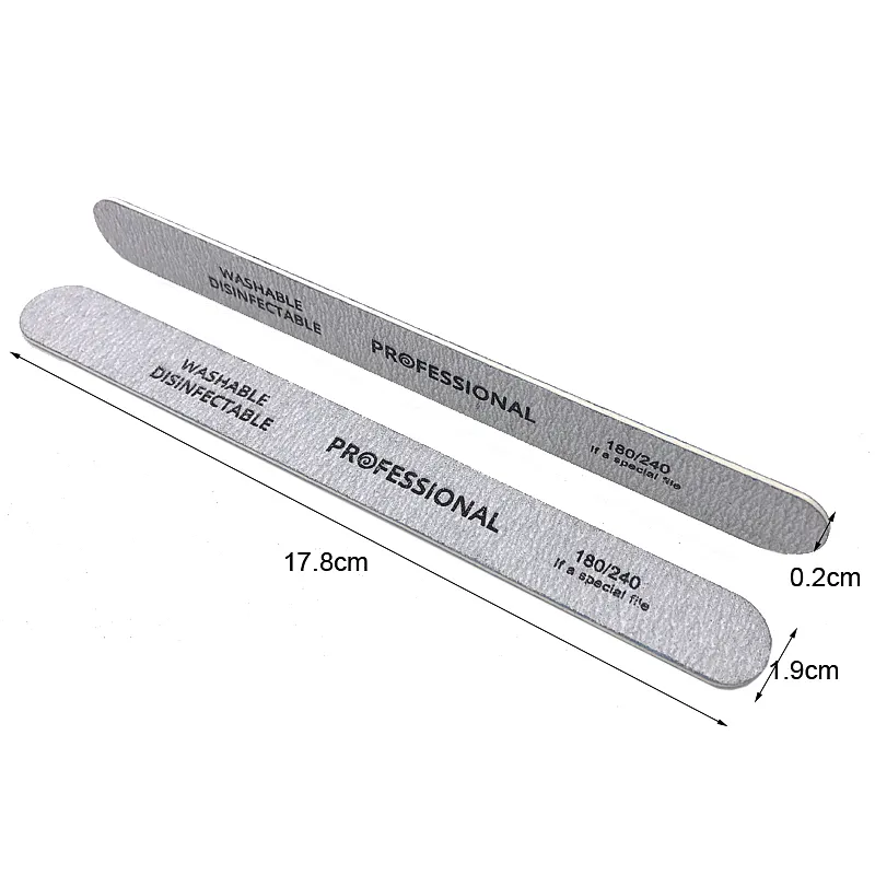 Nail Files Lot Professional For Manicure 100 180 240 Strong Sandpaper Accessories Salon Tool High Quality s File 220922