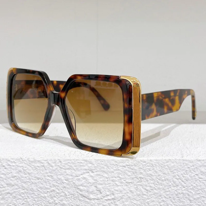 Новые дизайнерские солнцезащитные очки Z1664W Женская мода для покупок в квадратной оправе с металлической гравировкой и печатью Женские солнцезащитные очки для летних путешествий Vacat252a
