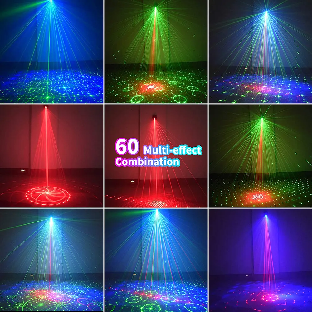 60 узоров Mini DJ Disco Light Party Stage Effect Effitm