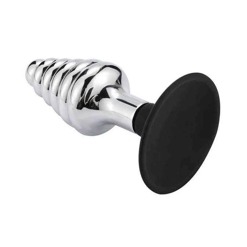 NXY ANAL TOYS Metal Vestibule plug hommes et femmes se masturbent le point de vue des outils sexuels passionnés portent le flirt du lit pendant longtemps 07738202