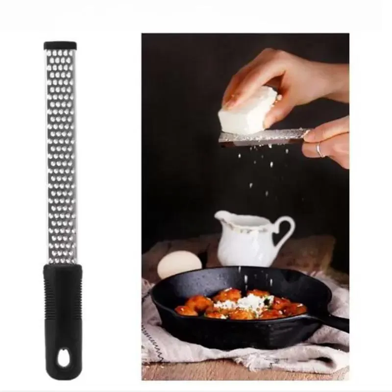 12 Inch Rectangle Stainless Steel Cheese Grater Tools Chocolate Lemon Zester Fruit Peeler Kitchen Gadgets Hogard