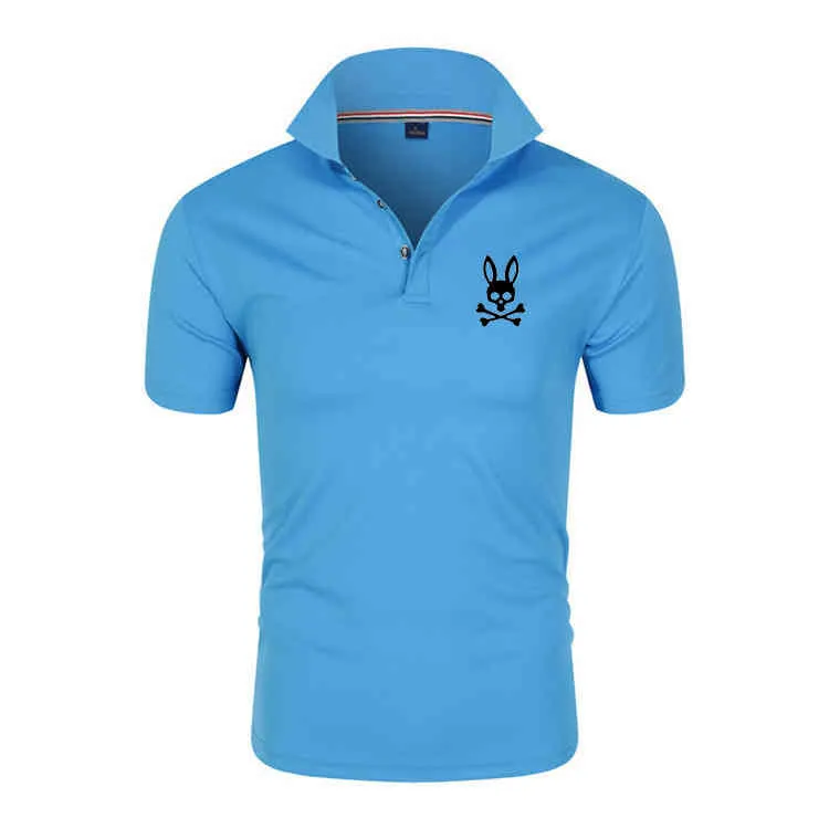 2022 sommer Marke Männer Casual Polo Shirts Männer Kurzarm t-shirt Mode Schlank Solide H1203