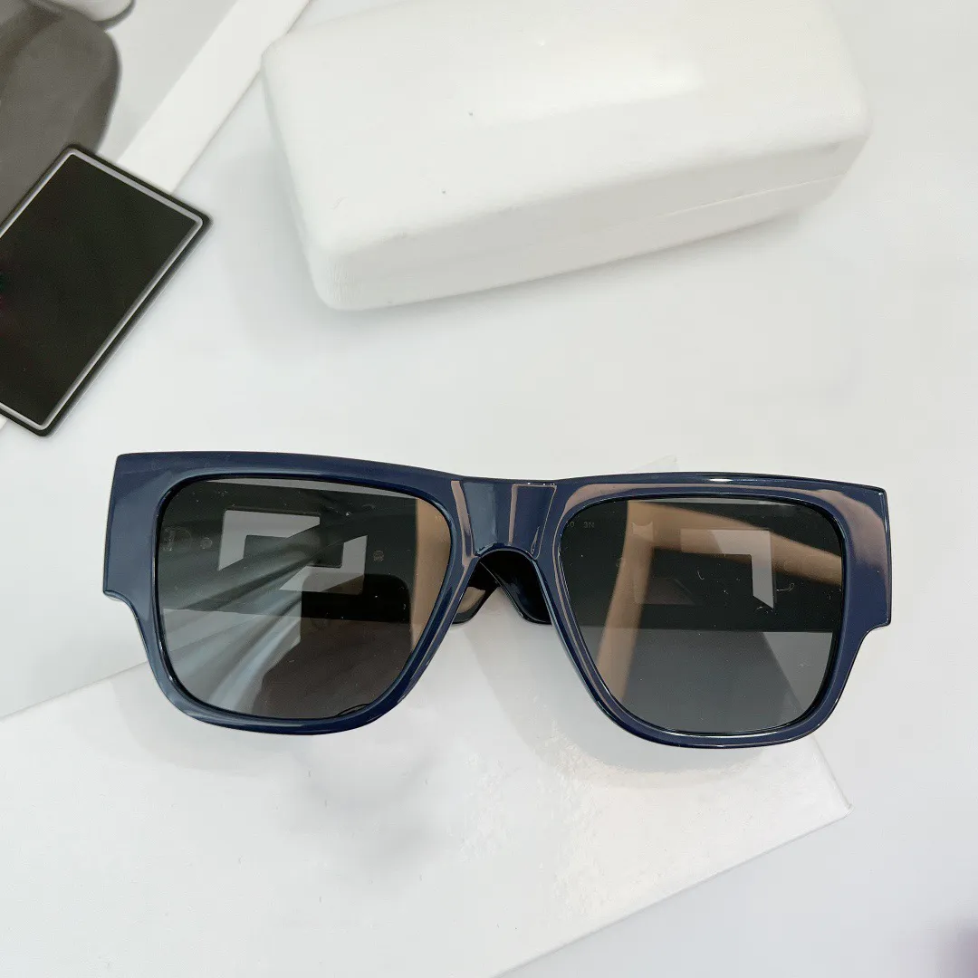 Occhiali da sole di nuovo designer di alta qualità uomini occhiali da sole retrò metal donna in lega di poligoni grandi telai di grandi dimensioni S329G