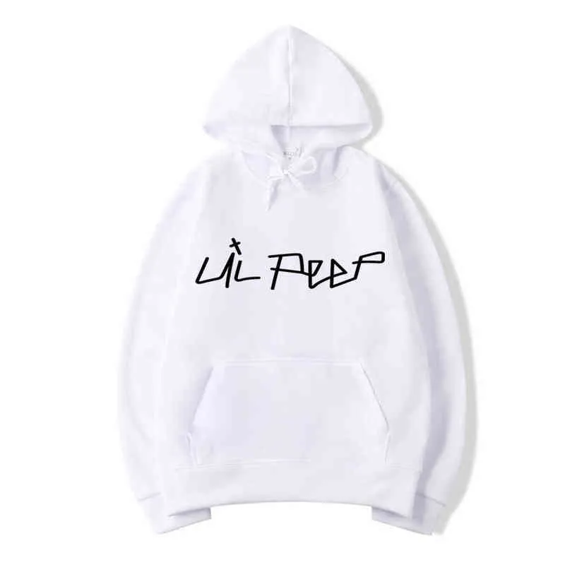 Nowy Hip Hop Lil Peep Bluzy Mężczyźni Kobiety HARAJUKU PLUEC Bluza plus size Spring Autumn Winter Streetwear Sudadera Hombre L220704