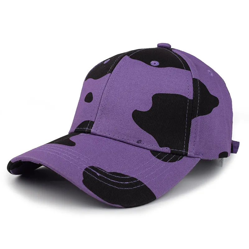 Moda vaca impressão boné de beisebol mulheres pai chapéus para homens caminhoneiro hip hop gorras vintage masculino chapéu 220617