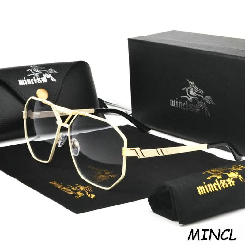 Óculos de sol 2022 Quadro quadrado Mulheres vintage de grandes dimensões de tamanho de sol para homens tons femininos Black UV400 Eyewear FML282Y
