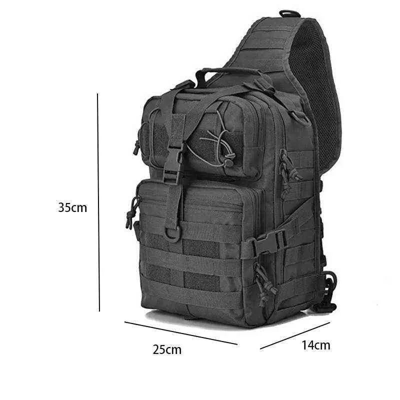 Zaino tattico militare da uomo di grande capacità da 20 litri Zaino softback impermeabile insetti Zaino da campeggio escursioni Borse da caccia T220801