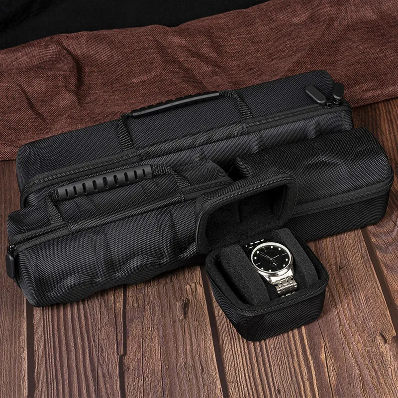 1 2 3 5 Slots EVA Hard Shell Watch Box Portable Outdoor Organizer Boxes Conteneur Travel Wrist Storage Case 220617