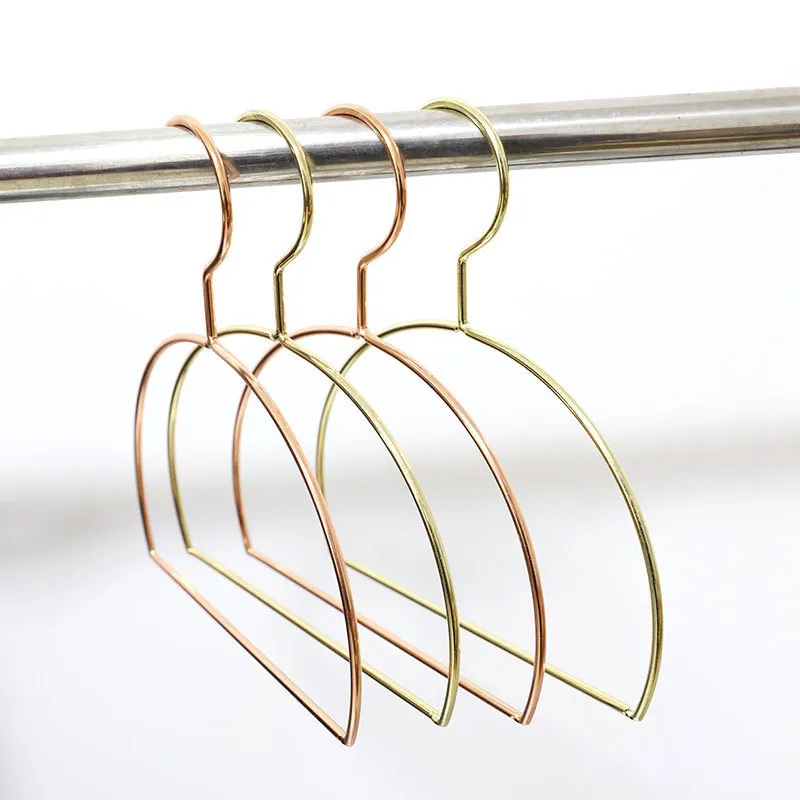 Multifunctional Scarf Belt Round Clothes Hangers Iron Round Hangers Creative Scarf Hangers Metal Round Hanger OK 1101 220408