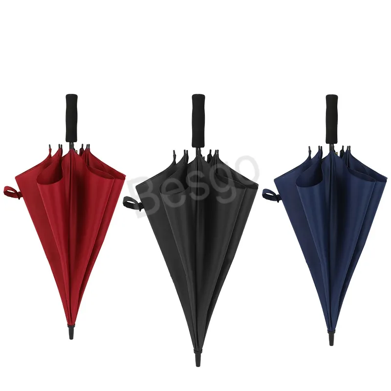 Business Golf para paraguas de golf para adultos parasol larga longitud recta para paraguas protección solar a prueba de viento paraguas lluvias soleadas bh6829 wly