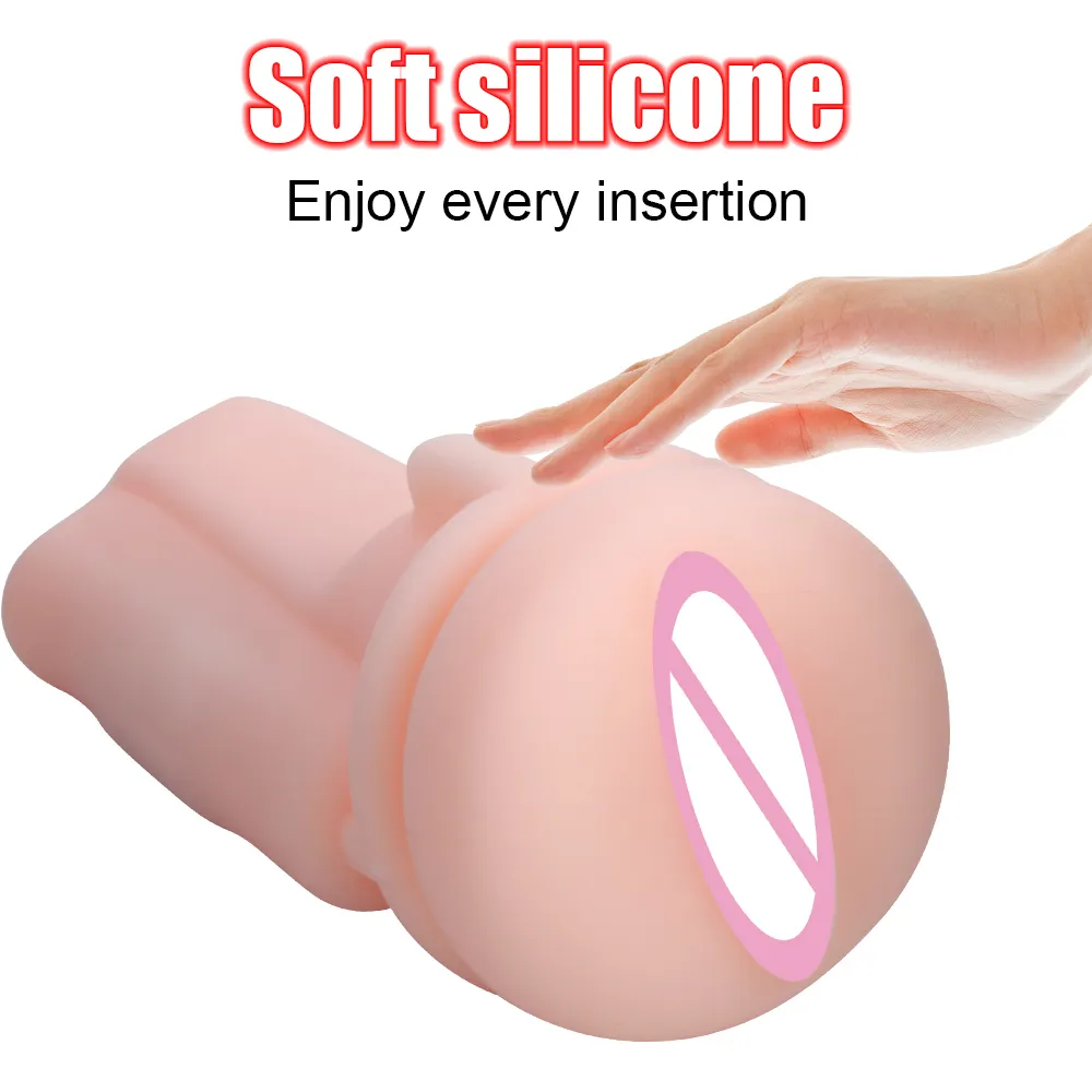 3D Realistyczna pochwa dla mężczyzn Fałszywe wibracje cipki ssanie masturbacji kubek automatyczny mężczyzna masturbator dla dorosłych produkty seksowne zabawki