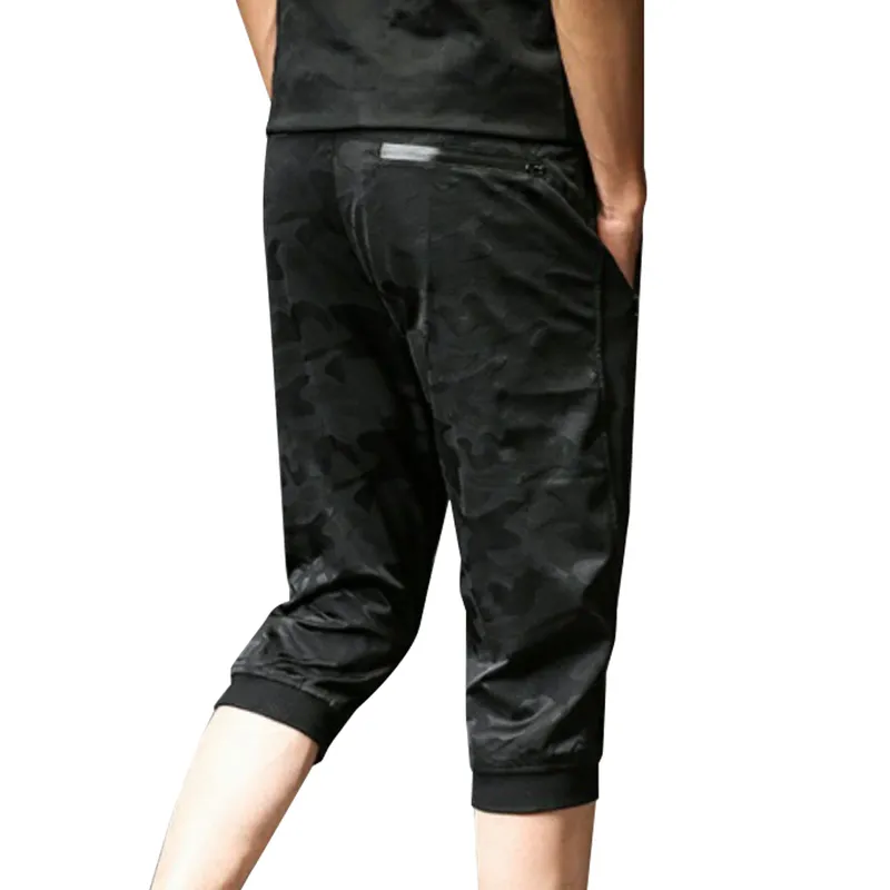 Hommes Vêtements Pantalons décontractés Armée Militaire Séchage rapide Pantalon court Taille élastique Joggers Sports Fitness Gym Pantalon de camouflage 220713