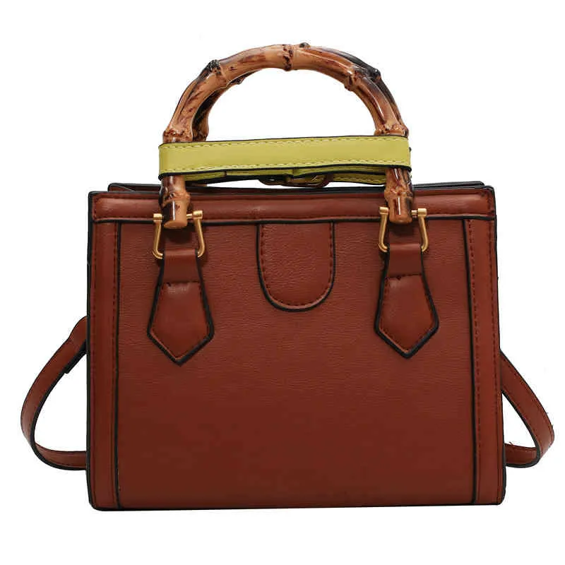 新しい竹ハンドバッグスリングワンショルダーメッセンジャーバッグトレンドパーソナライズされたポータブル女性バッグ財布