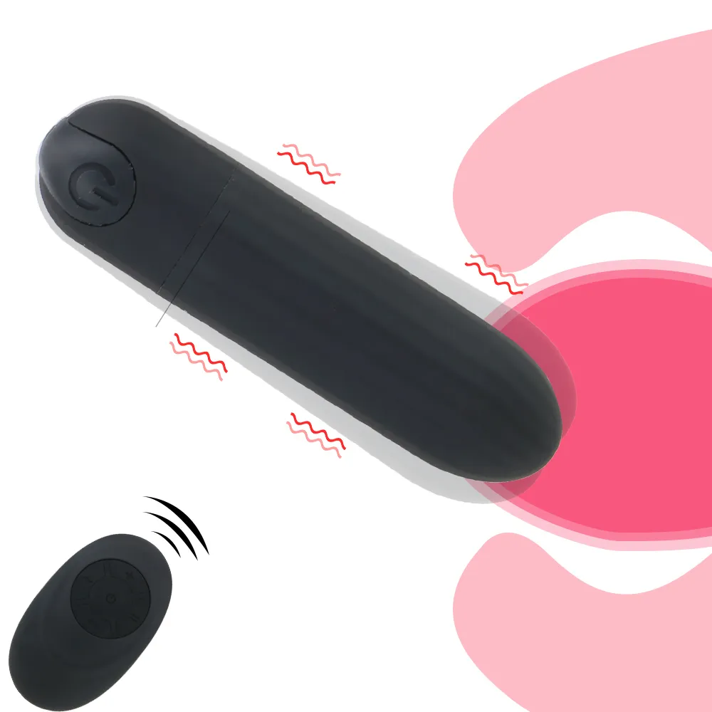 OLO BULLET Wibrator silna wibracja 10 prędkości masażer pochwy seksowne zabawki dla kobiet naładowane zdalne stymulator łechtaczki