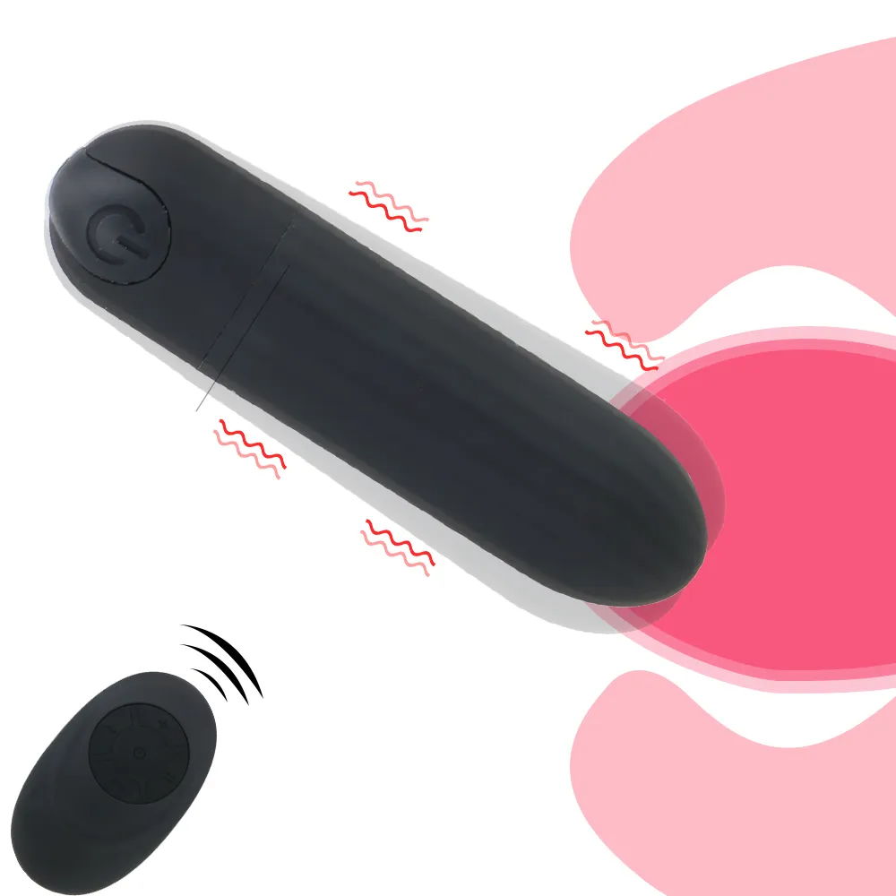 OLO vibratore a pallottola forte vibrazione 10 velocità massaggiatore vaginale giocattoli sexy le donne stimolatore clitorideo telecomando con carica USB