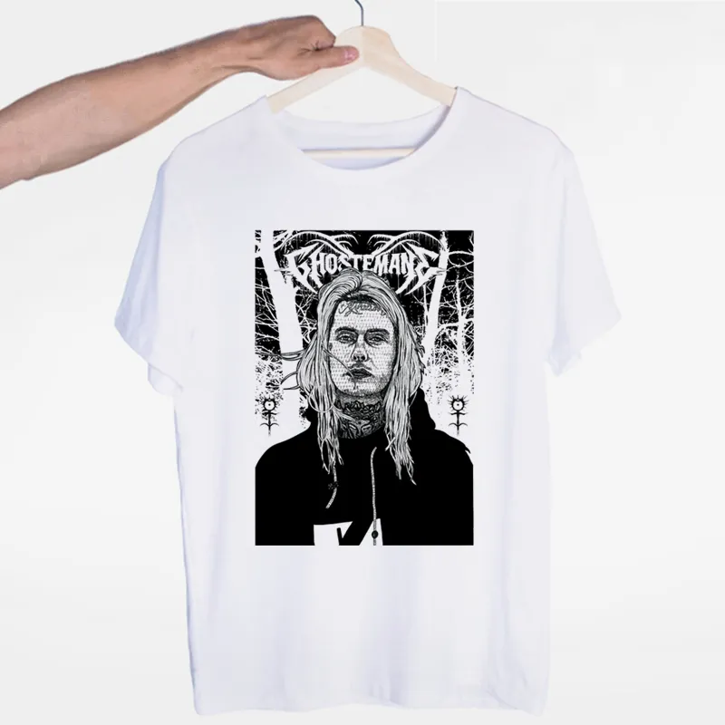 Ghostemane camiseta hombres moda algodón camisetas niño hip hop rapero camiseta mujeres tops rock gótico camisetas hombre niño camiseta 220608