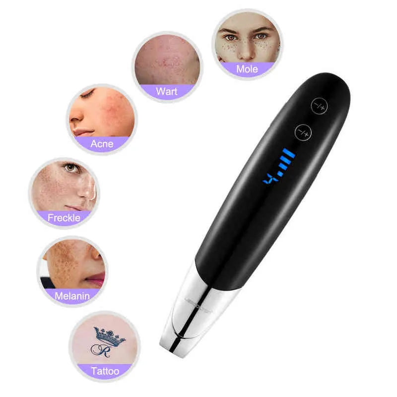 Laser Picosecond Pen Lentiggine Rimozione del tatuaggio Mirare al bersaglio Individuare la posizione Mole Spot Rimozione del pigmento del sopracciglio Acne Beauty Care 220507