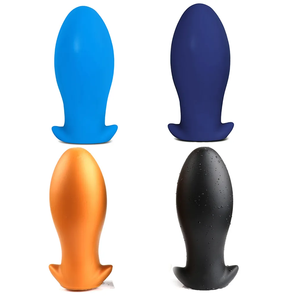 2022 Silicone Anal Plug Egg Style sexy Toys Butt For Women Men Soft Adult Erotic Products Bdsm Huge Butplug