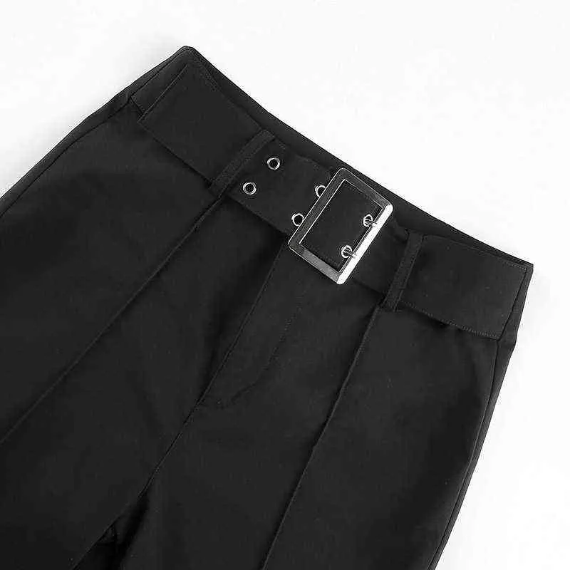Женские джинсы таковая металлическая пуговица сексуальные брюки с низкой талией, чернокожие женщины, обычная тощая готическая уличная одежда
