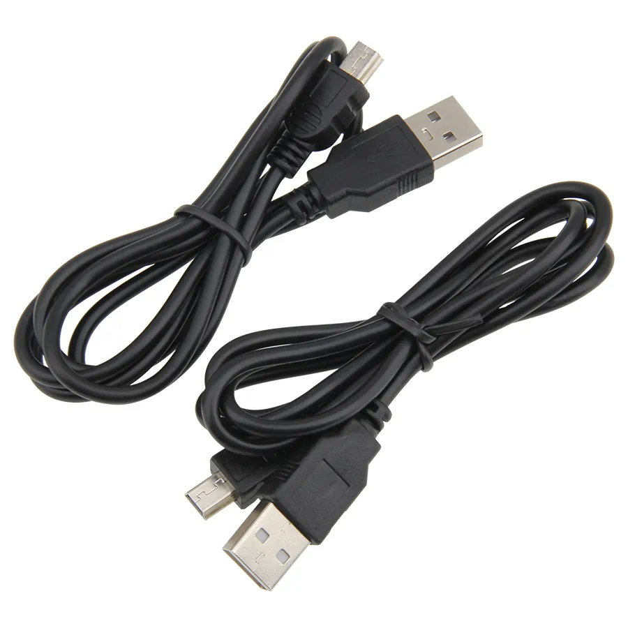Câble de chargement de données USB 2.0 A mâle vers Mini 5 broches B, 1M de Long, adaptateur