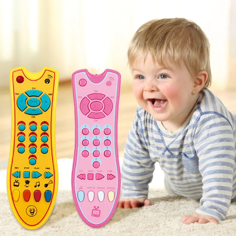 Baby Toys Music Mobiltelefon TV Remote Control Tidig utbildning Electric Numbers Learning Machine Gift för 220715