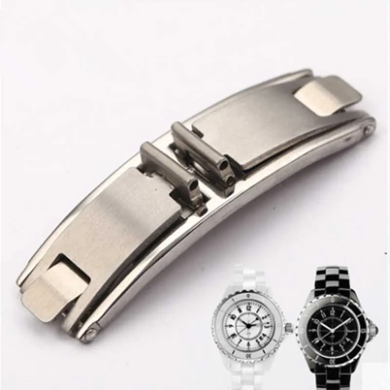 Watch Bands Accessories Ceramic Buckle J12 Elastic Stainless Steel Folding BuckleWatch209F