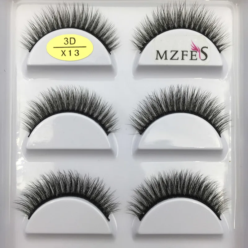 Wholesale 1050100 Boxes Mix Natural 3D Mink False Eyelashes Makeup Fake Eye Lashes Faux Cils Make Up Beauty Tools 220525
