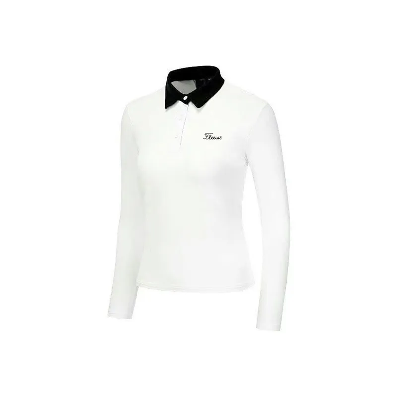 Ladies Golf Roupas Use Tamas de manga longa Poliéster Spring Sports Sport Sweat camisa 2206271777971