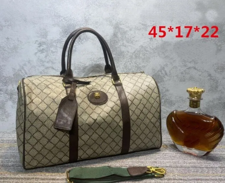 Duffle bag Classic 45 50 55 Travel luggage handbag leather crossbody totes shoulder Bags mens womens handbags260G