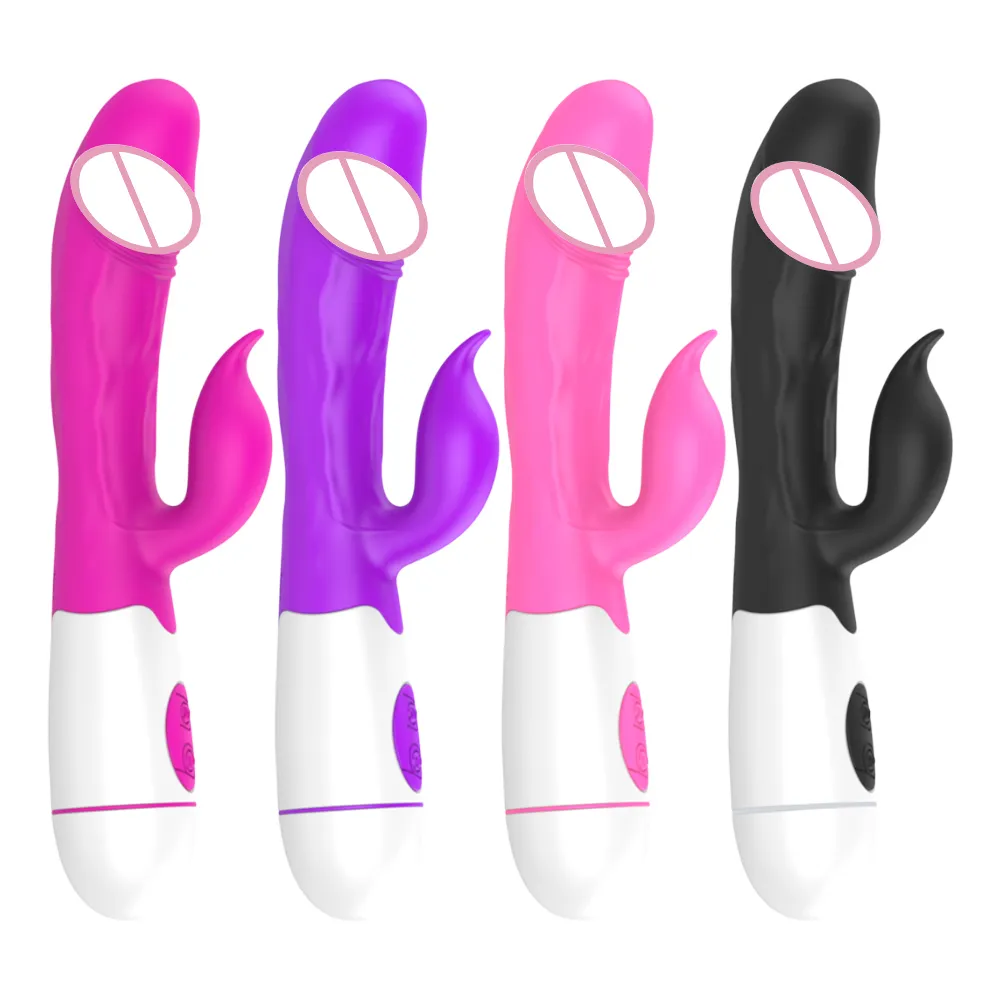 30 Geschwindigkeit Dual Vibration Vagina Clitoris Massager G Spot Dildo Kaninchen Vibrator weiblicher Masturbator Erotische sexy Spielzeug für Frauen