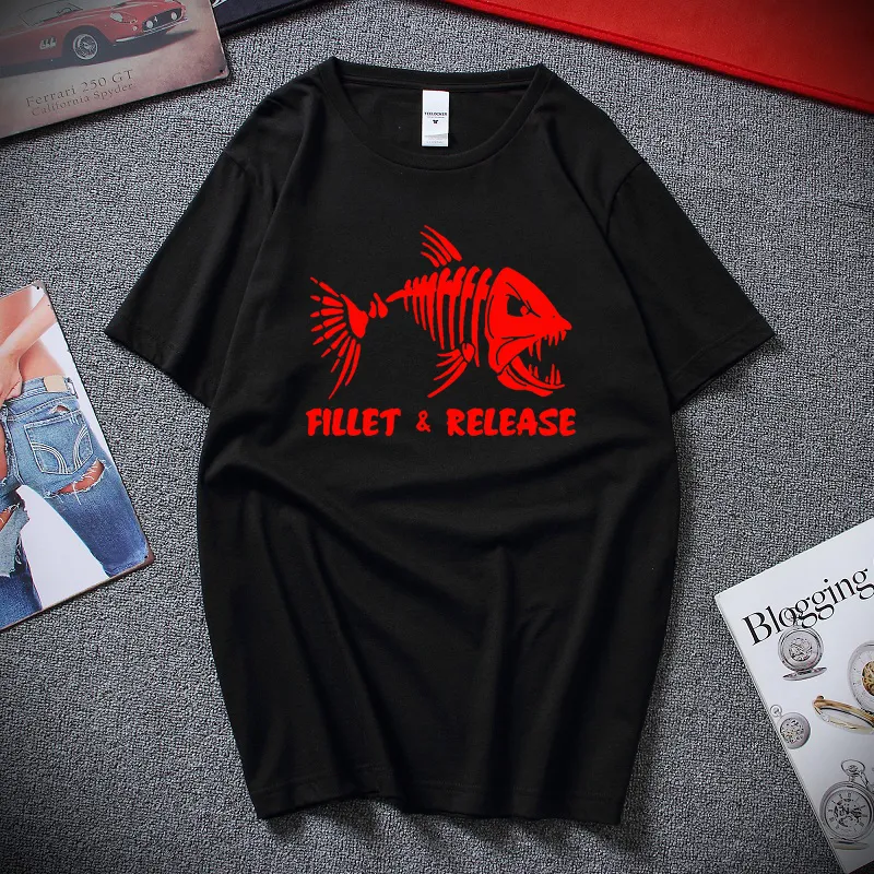 Мужское филе и релиз Fishinger футболка для печати футболка мужская футболка