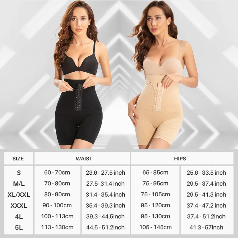 Coloriented 676 Fascia in vita anteriore con fibbia Shaper Mutandine Short Shapewear Leg Tummy Control Intimo donna Lingerie sexy