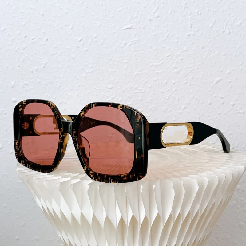 Occhiali da sole firmati F Home Occhiali da sole cavi di nuova moda Gambe Stella con gli stessi occhiali da sole Fol028v1rf