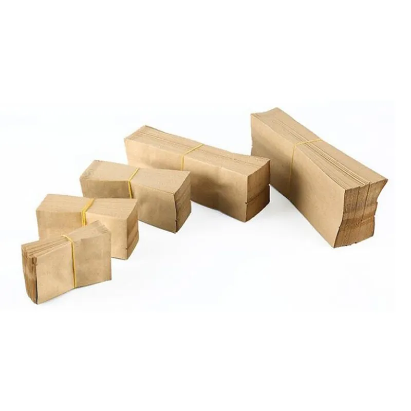 Top Open Kraft Paper Aluminum Foil Plated Bag Heat Seal Side Gusset Pouch for Tea Coffee Food Packaging Wholesale