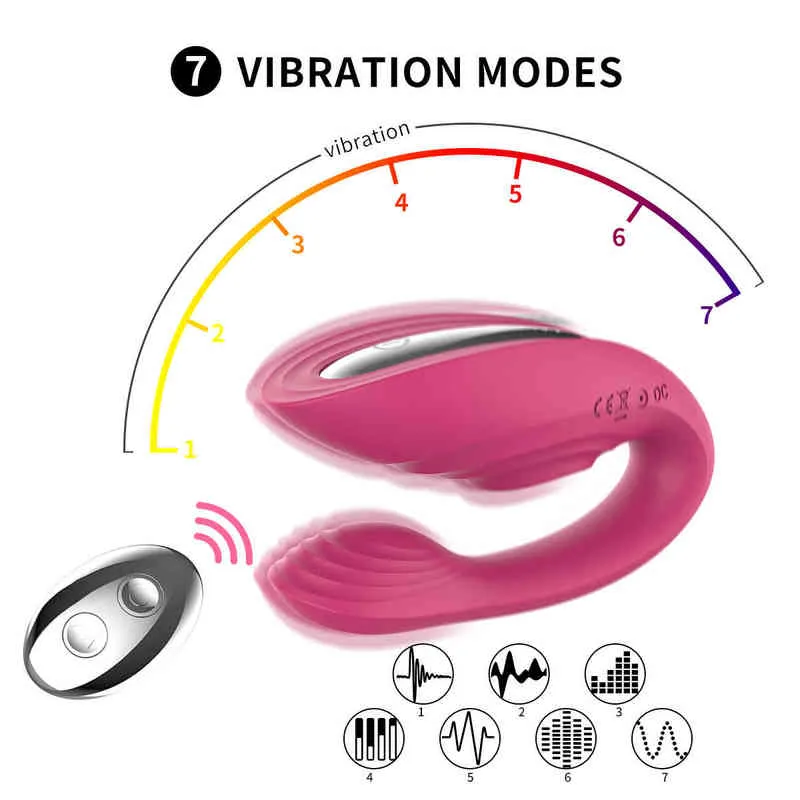 NXY Vibrators Adult Products Toy Lady Sex Toys Remote Control g Spot Pussy Vagina Clitoris Stimulator Massager Vibrator for Woman Female 0411