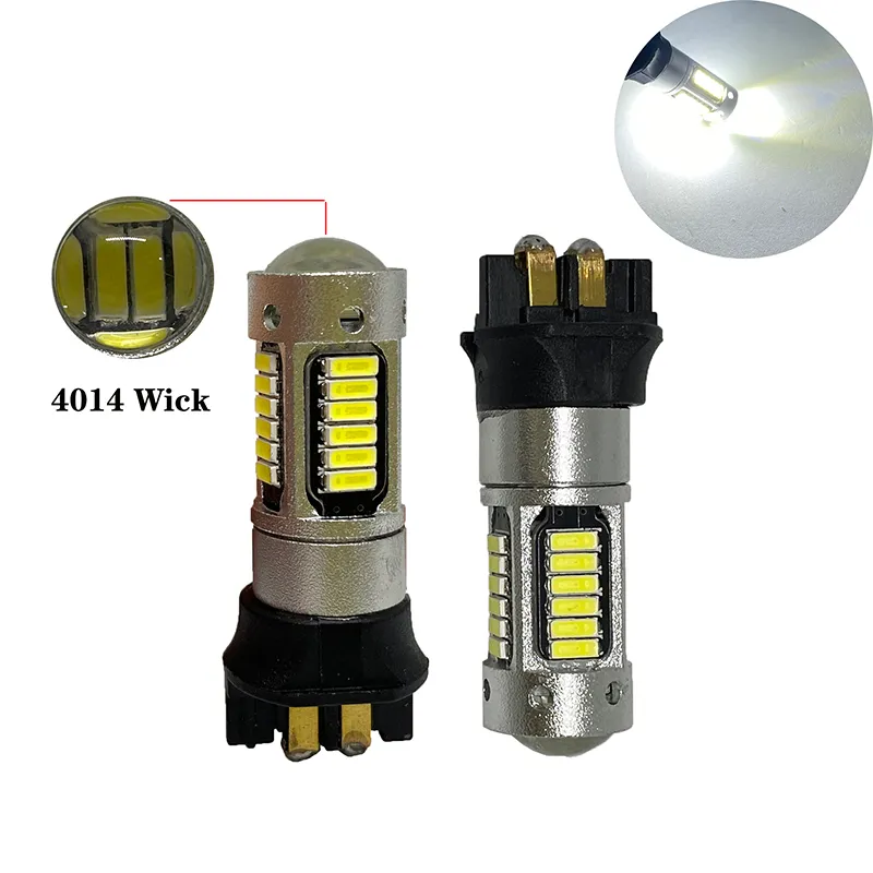 Nuovo 2 PZ Canbus PW24W PWY24W Lampadine A LED Indicatori di Direzione Auto Luce di Marcia Diurna DRL 3000 K 6000 K Giallo Ambra Bianco