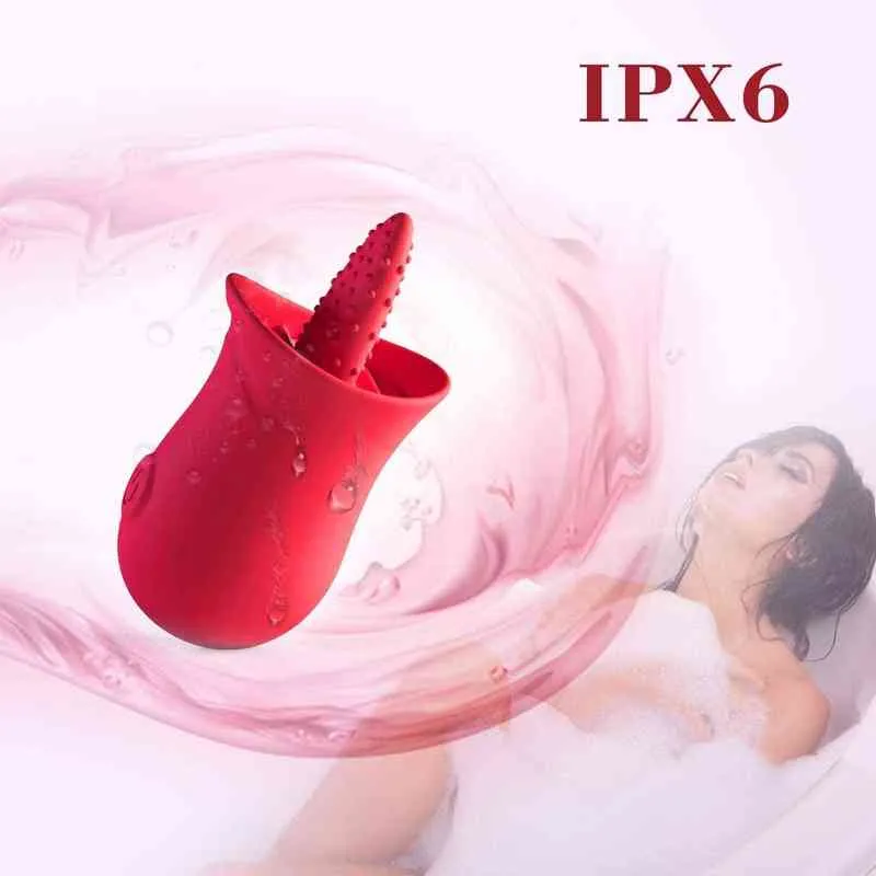 NXY Vibrateurs Chaud 3 Couleurs Adulte Femme Jouet Multi Oral Léchage Clitoris Vagin Stimulateur Rose Langue Sucer Vibrateur Sexe pour Femmes 0411