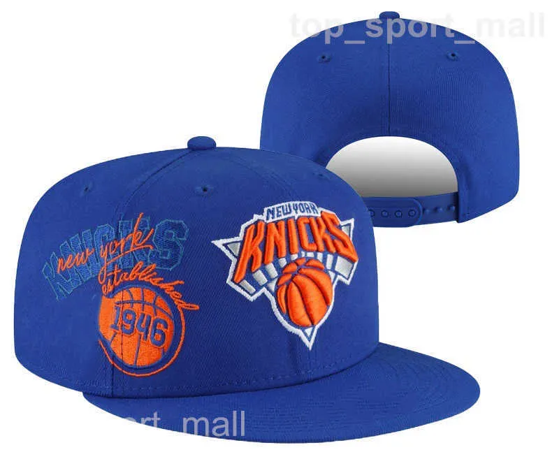 Cappellini da basket Snapback regolabili Julius Randle RJ Barrett Derrick Rose Cappello lavorato a maglia aderente Sport lavoro a maglia Casquette Letters Sun 255r