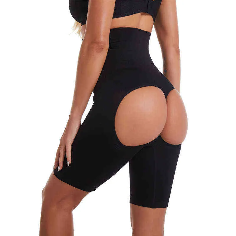 Mutandine di controllo della pancia dimagranti a vita alta Donne Butt Lifter Shapers Booty Lift Bottom Push Up Hip Intimo Body Shaper Panty L220802